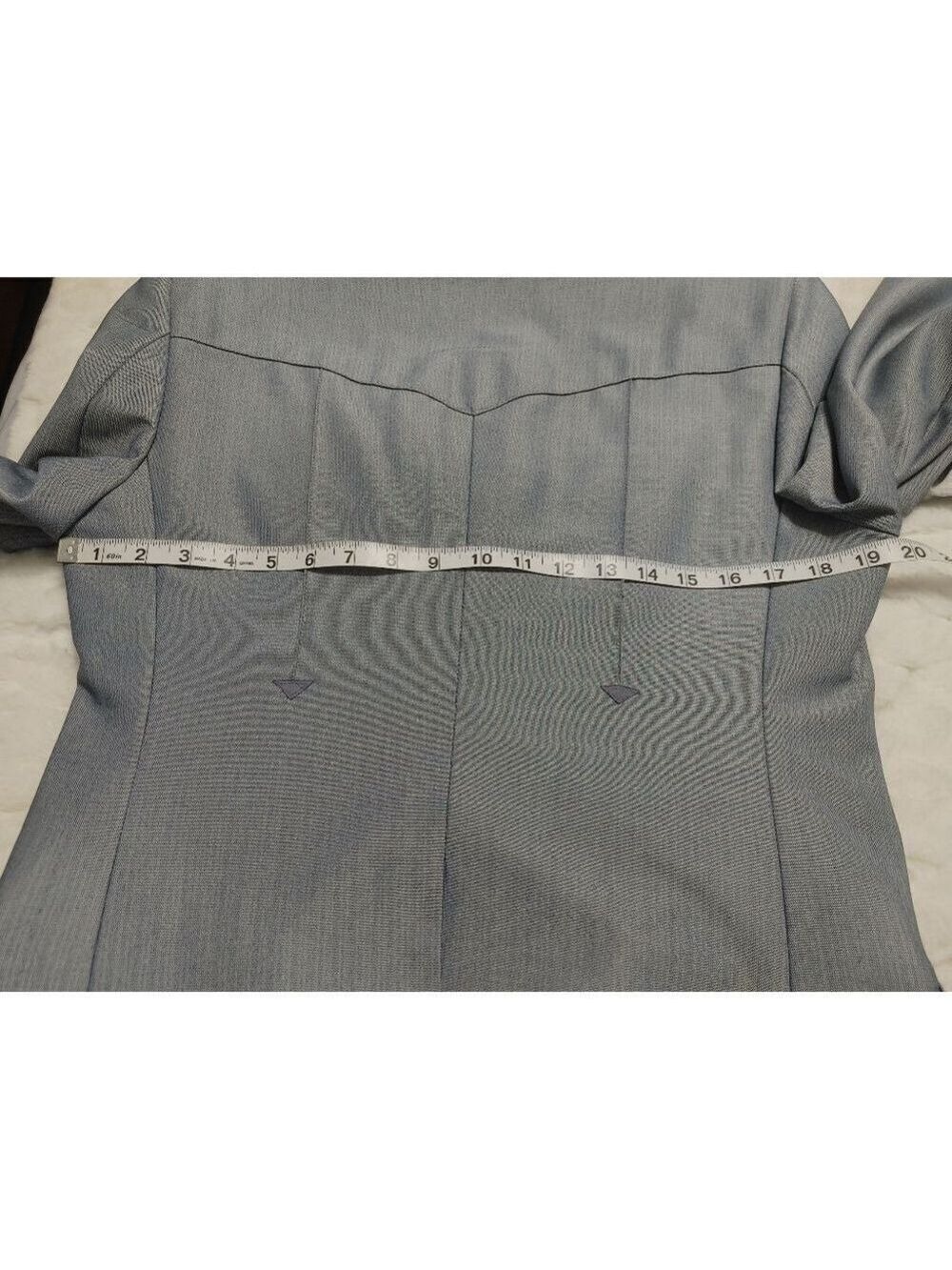 Men's Vintage Warren Sewell Western Light Blue 3-Piece Suit 40R Pant 32R - Picture 7 of 16